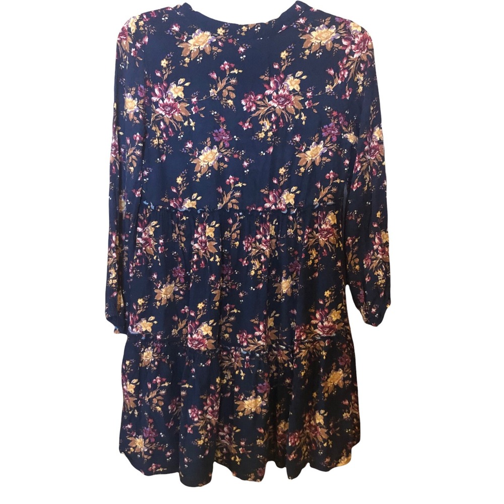 American Eagle Outfitters Women's size S/P Dress Long Sleeve Floral Print - Picture 2 of 3